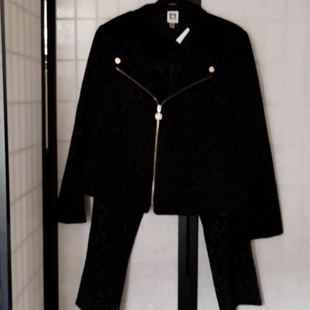 Anne Kline-2 Piece Separates New Jacket Plus Pant… - image 1